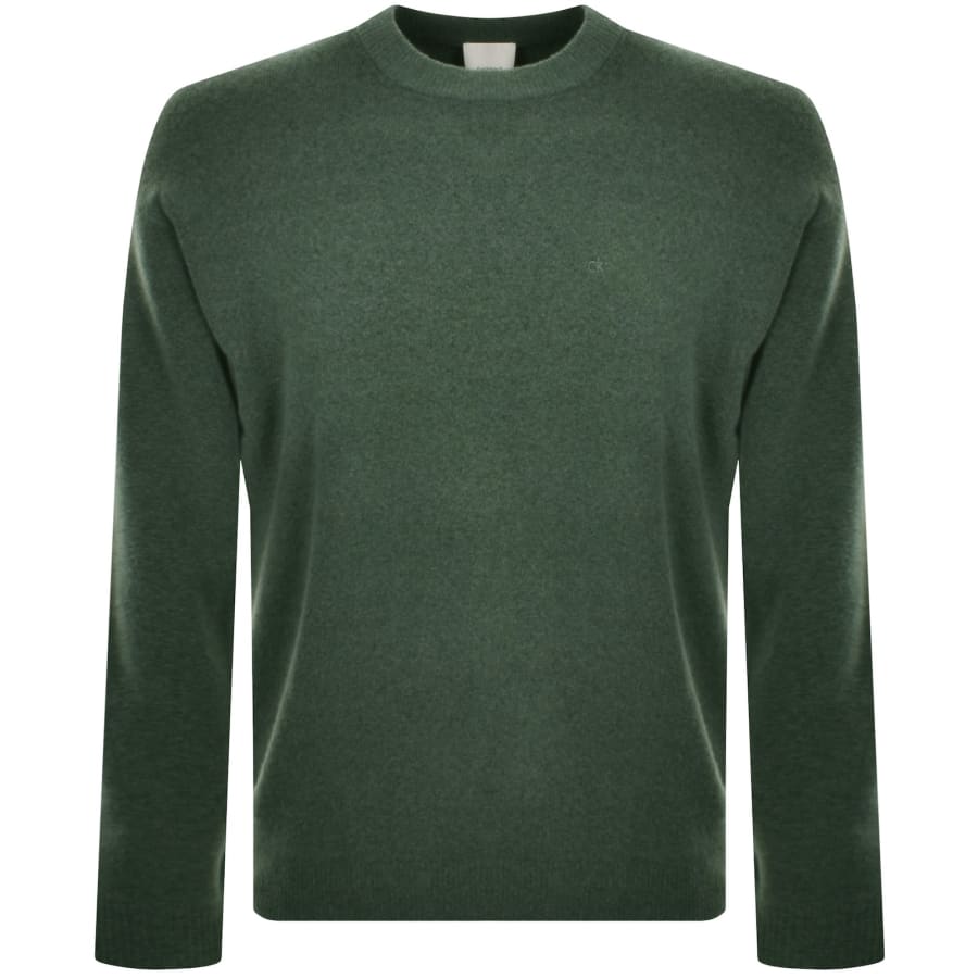 Calvin Klein Tech Stretch Wool Jumper Green male XXX Large